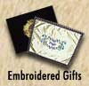 Talis and tefillin bags, challah covers, matza covers, wedding hupa.