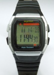 Click to see enlargement of Jewish Watch<br>Black/Silver 9-69-14