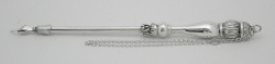 Click to see enlargement of Sterling Silver Yad - Torah Pointer 8-35-1802