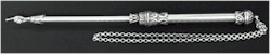 Click to see enlargement of Sterling Silver Yad - Torah Pointer 8-35-9650