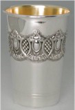 Click to see enlargement of Classic Kiddush Cup 8-35-CLK-1054