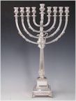 Click to see enlargement of Chanukah menorah Style #8-35-CM-11819
