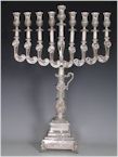 Click to see enlargement of Chanukah menorah Style #8-35-CM-11856