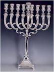 Click to see enlargement of Chanukah menorah Style #8-35-CM-11879