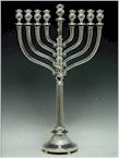 Click to see enlargement of Chanukah menorah Style #8-35-CM-714