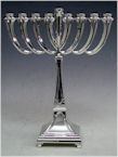 Click to see enlargement of Chanukah menorah Style #8-35-CM-737