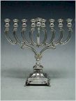 Click to see enlargement of Chanukah menorah Style #8-35-CM-744