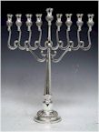 Click to see enlargement of Chanukah menorah Style #8-35-CM-763