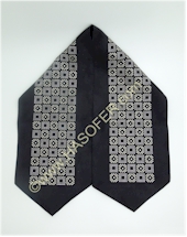 Click to see enlargement of Gray Geometric Squares 1-33-212-3B