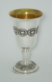 Click to see enlargement of Kiddush Goblet 8-35-GOB-3095
