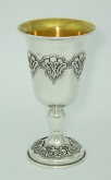 Click to see enlargement of Kiddush Goblet 8-35-GOB-3105